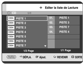 SAMSUNG DVD-HR720P - Aller dans Modifier liste de lecture - 4