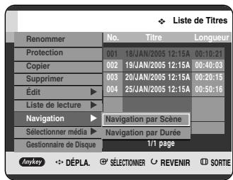SAMSUNG DVD-HR720P - Utilisation du bouton MENU - 3