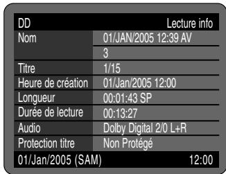 SAMSUNG DVD-HR720P - Utilisation du bouton MENU - 4
