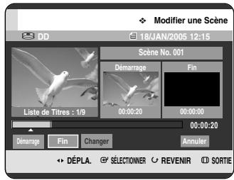 SAMSUNG DVD-HR720P - Modification d'une scène (remplacement d'une scène) - 3