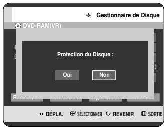 SAMSUNG DVD-HR720P - Protection d'un disque - 6