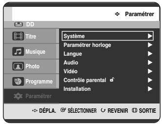 SAMSUNG DVD-HR720P - Préréglage des canaux avec la fonction de configuration automatique - 1