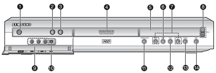 SAMSUNG DVD-HR720P - Façade - 1