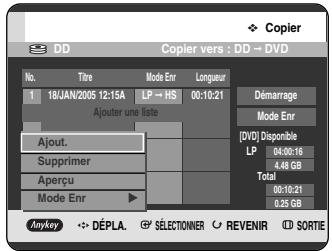 SAMSUNG DVD-HR720P - Appuyez sur le bouton ANYKEY. - 1