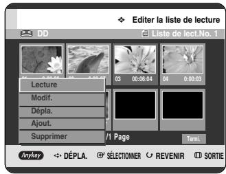 SAMSUNG DVD-HR720P - Modification d'une scène (remplacement d'une scène) - 1