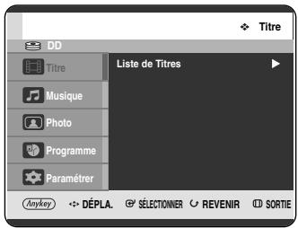 SAMSUNG DVD-HR720P - Utilisation du bouton MENU - 1