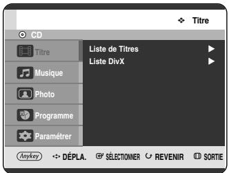 SAMSUNG DVD-HR720P - Insérez un disque au format JPEG ou un disque contenant plusieurs formats (JPEG + MP3 + DivX) dans le tiroir disque. - 1