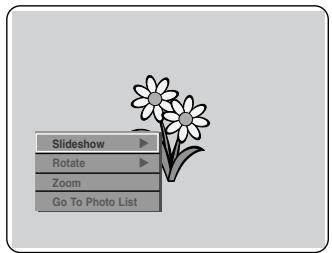 Slideshow Rotate Zoom Go To Photo List