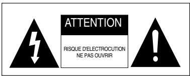 SAMSUNG DVD-HR720P - Avertissement - 1
