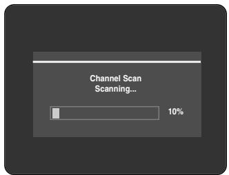 Channel Scan Scanning... 10%