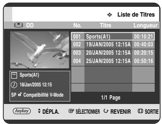 SAMSUNG DVD-HR720P - Utilisation du bouton MENU. - 4