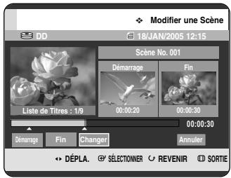 SAMSUNG DVD-HR720P - Modification d'une scène (remplacement d'une scène) - 4