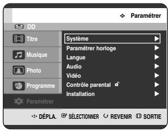 SAMSUNG DVD-HR720P - Réglage de l'horloge - 2