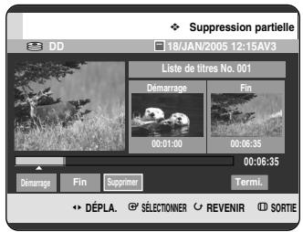 SAMSUNG DVD-HR720P - Utilisation du bouton MENU. - 7