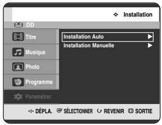 SAMSUNG DVD-HR720P - Préréglage des canaux avec la fonction de configuration automatique - 2