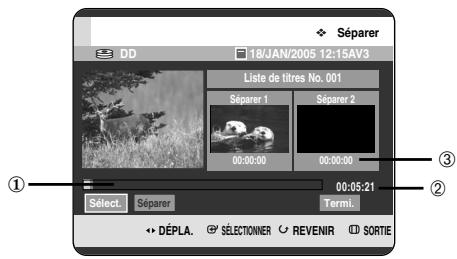 SAMSUNG DVD-HR720P - Utilisation du bouton MENU. - 4