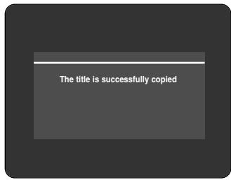 The title is successfully copied