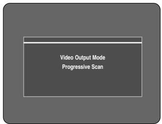 Video Output Mode Progressive Scan