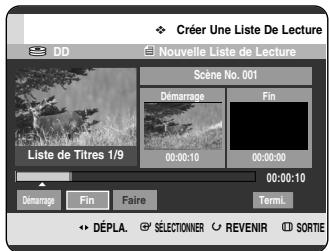 SAMSUNG DVD-HR720P - Appuyez sur le bouton OK au point de départ. - 1