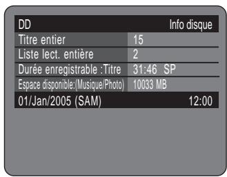SAMSUNG DVD-HR725 - Utilisation du bouton MENU - 3