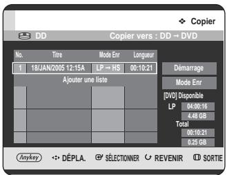 SAMSUNG DVD-HR725 - Appuyez sur le bouton ANYKEY. - 2