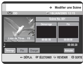 SAMSUNG DVD-HR725 - Modification d'une scène (replacement d'une scène) - 2
