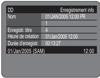 SAMSUNG DVD-HR725 - - Pour arrêter l'enregistrement - - 3