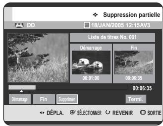 SAMSUNG DVD-HR725 - Utilisation du bouton MENU. - 7