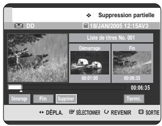SAMSUNG DVD-HR725 - Utilisation du bouton MENU. - 6