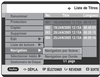 SAMSUNG DVD-HR725 - Utilisation du bouton MENU - 3