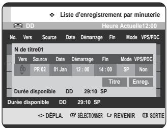 SAMSUNG DVD-HR725 - Utilisation du bouton MENU. - 3