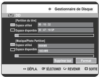 SAMSUNG DVD-HR725 - Formatage d'un disque - 5