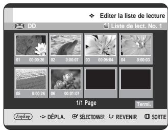 SAMSUNG DVD-HR725 - Utilisation du bouton MENU. - 2
