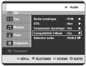 SAMSUNG DVD-HR725 - Compatibilité mode v - 2