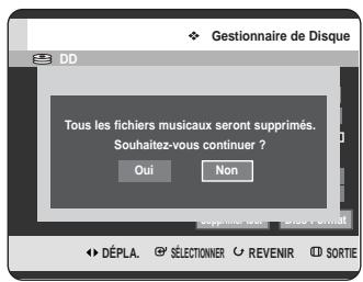 SAMSUNG DVD-HR725 - Appuyez sur les boutons ◄ pour sélectionner Titre, Musique ou Photo, puis appuyez sur le bouton OK. - 2