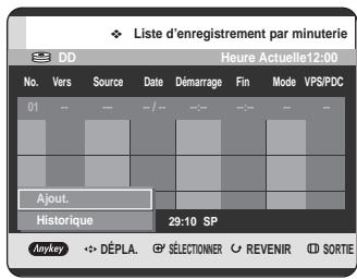 SAMSUNG DVD-HR725 - Utilisation du bouton TIMER - 3