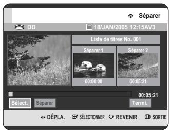 SAMSUNG DVD-HR725 - Utilisation du bouton MENU. - 5