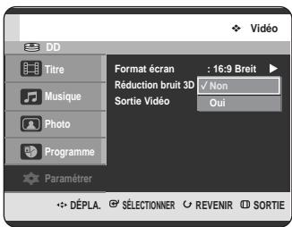 SAMSUNG DVD-HR725 - Réduction bruit 3D (réduction du bruit adaptable au déplacement) - 1