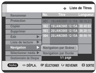 SAMSUNG DVD-HR725 - Utilisation du bouton MENU - 3