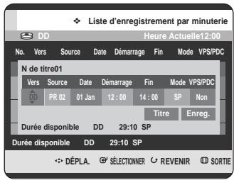 SAMSUNG DVD-HR725 - Utilisation du bouton MENU. - 3