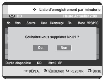 SAMSUNG DVD-HR725 - Utilisation du bouton MENU. - 3