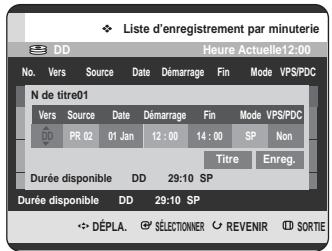 SAMSUNG DVD-HR725 - Utilisation du bouton MENU. - 2