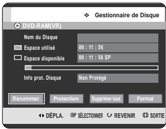 SAMSUNG DVD-HR725 - Appuyez sur les boutons pour sélectionner oui, puis appuyez sur le bouton OK. - 5