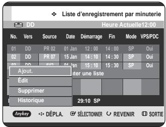 SAMSUNG DVD-HR725 - Utilisation du bouton MENU. - 2