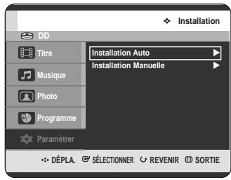 SAMSUNG DVD-HR725 - Préréglage des canaux avec la fonction de configuration automatique - 2