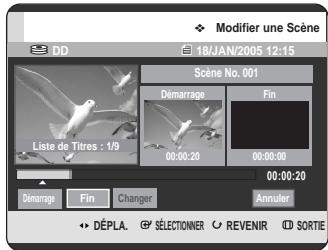 SAMSUNG DVD-HR725 - Modification d'une scène (replacement d'une scène) - 3