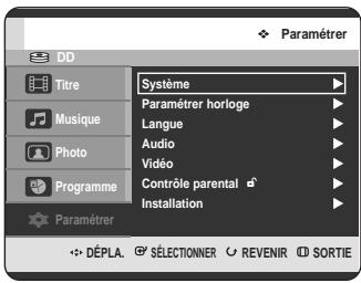 SAMSUNG DVD-HR725 - Préréglage des canaux avec la fonction de configuration automatique - 1