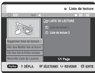 SAMSUNG DVD-HR725 - Appuyez sur le bouton ANYKEY en mode liste de lecture. - 1