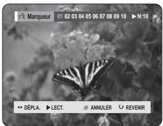 SAMSUNG DVD-HR725 - Appuyez sur le bouton OK ou lecture ( ) pour dire la scène sélectionnée. - 2