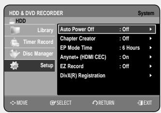 SAMSUNG DVD-HR757 - Setting up the Language Options - 2